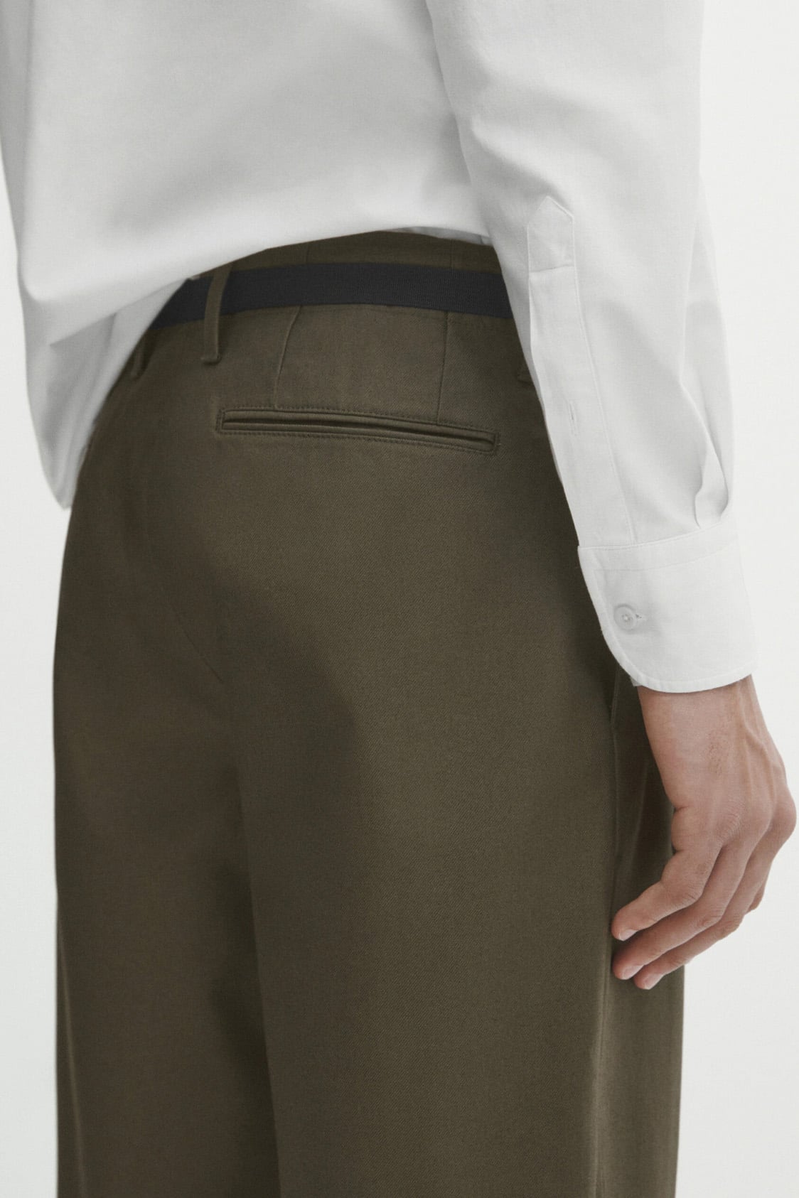 Square Neck Front Button White Maxi Dress - Image 4