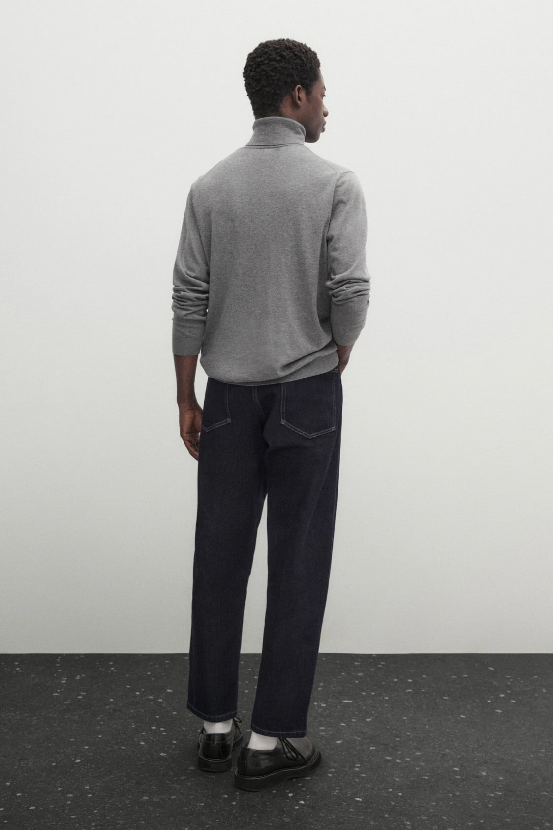 HIgh Waisted PU Leather Bodycon Pencil Skirt - Image 3